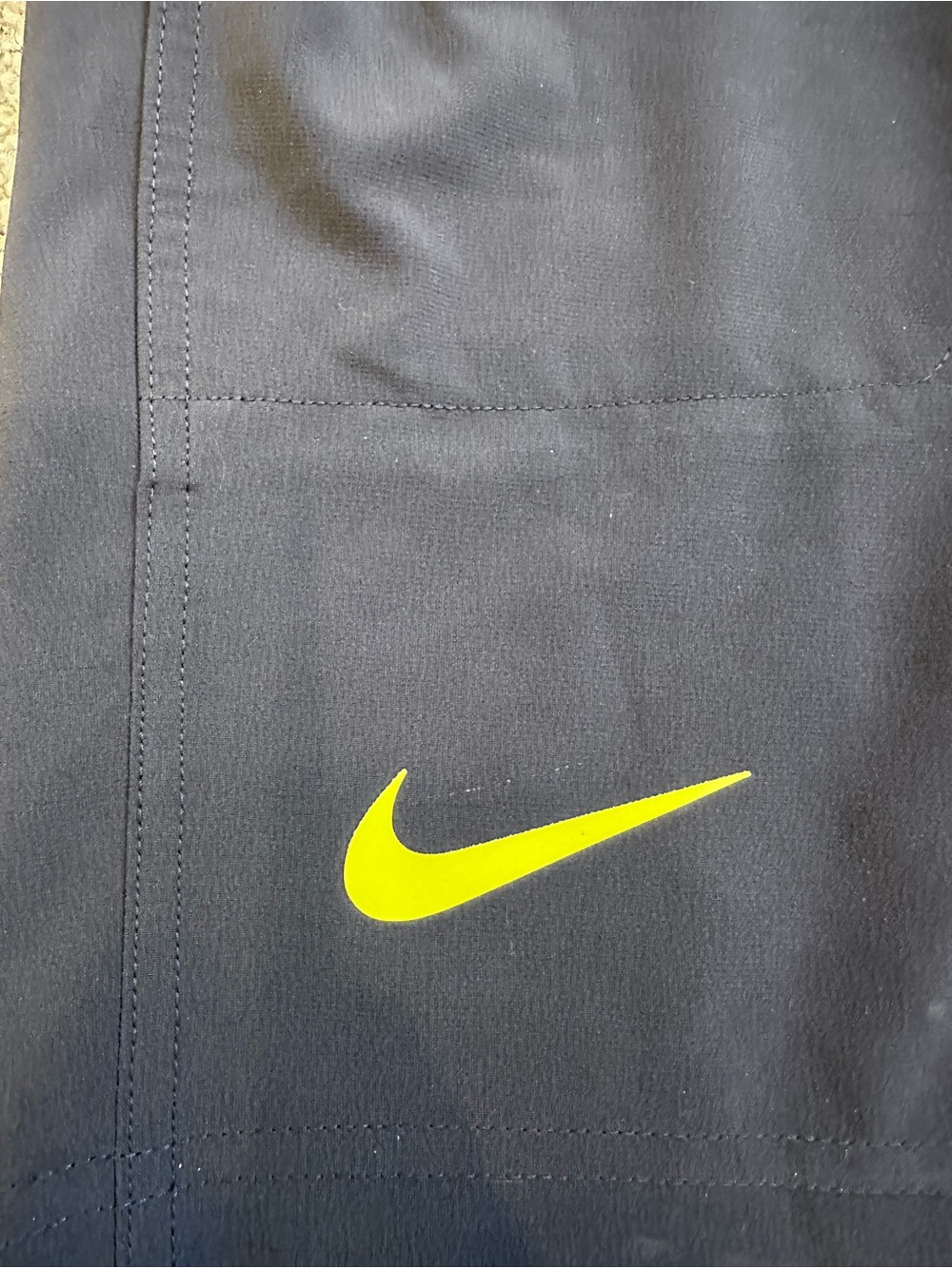 Nike Men’s Black Athletic Shorts with Yellow Swoosh and Oregon Ducks Logo - Picture 3 of 7